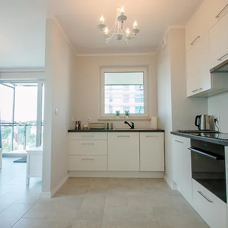With Two Bedrooms On The 10th Floor Apartament Gdańsk